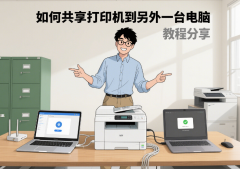 如何共享打印机到另外一台电脑 教程分享