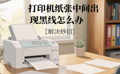 打印机纸张中间出现黑线怎么办 解决妙招