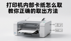 打印机内部卡纸怎么取？教你正确的取出方法