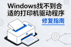 Windows找不到合适的打印机驱动程序 修复指南
