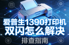 爱普生1390打印机双闪怎么解决 排查指南