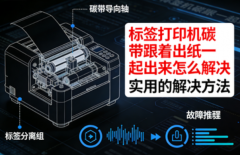 标签打印机碳带跟着出纸一起出来怎么解决 实用的解决方法